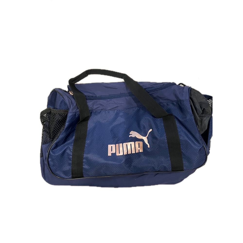 Puma Training Blue Black Duffel Bag 18"x10"x8"